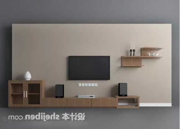 Chinese Style Tv Wall Design V1 Interior 3d model Chinese Style Tv Wall Design V1 Interior 3d model