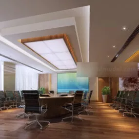 Office Conference Room Design Interior V1 3d model