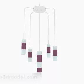 Modern Minimalist Chandelier V1 3d model