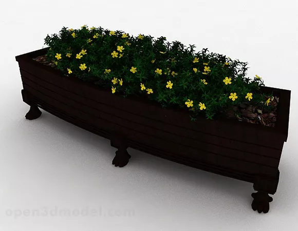 Outdoor Flower Pot 3d model Outdoor Flower Pot 3d model
