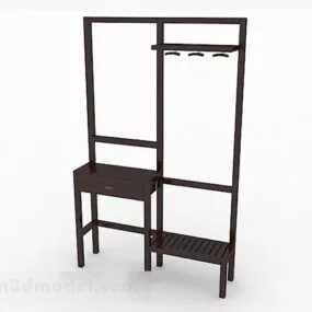 Wooden Hanger Furniture 3d model