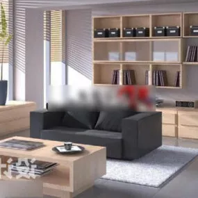 Modern Sofa Combination Interior 3d model