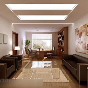 Office Guest Space Interior 3d model