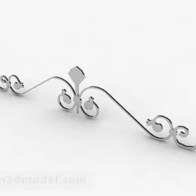 Stainless Steel Wrought Iron Flower 3d model