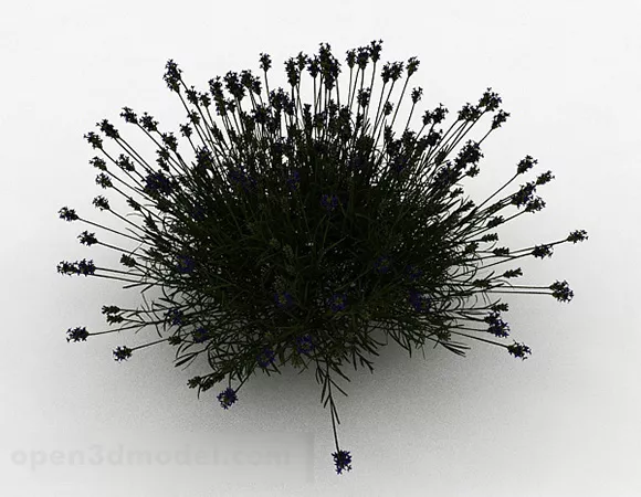 Small Grass Bush 3d model