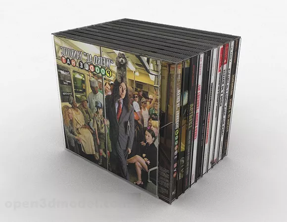 Game Dvd With Case 3d model