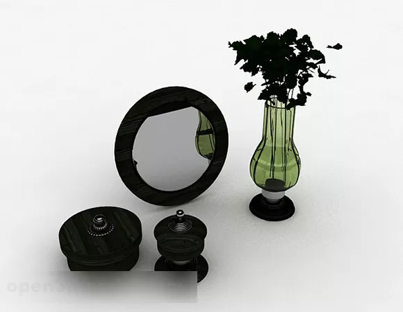 Dining Table Home Decorations 3d model Dining Table Home Decorations 3d model