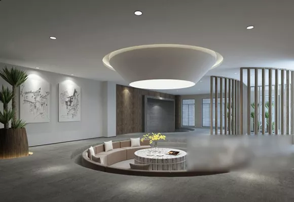Art Center Living Room Interior 3d model Art Center Living Room Interior 3d model