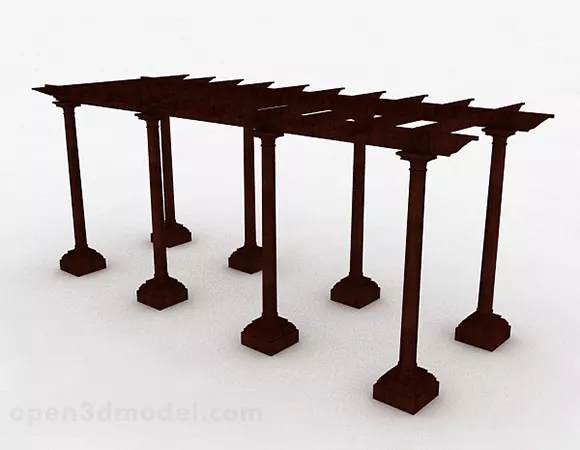 Stand Wrought Iron 3d model