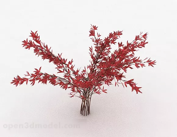 Red Leaves Ornamental Plants V1 3d model Red Leaves Ornamental Plants V1 3d model