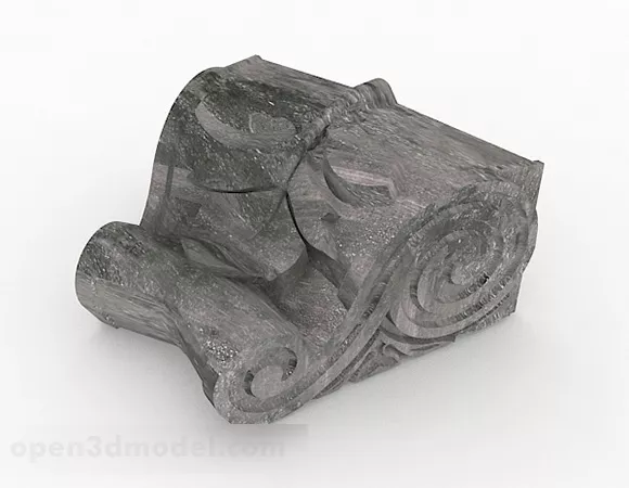 Chinese Stone Sculpture 3d model Chinese Stone Sculpture 3d model