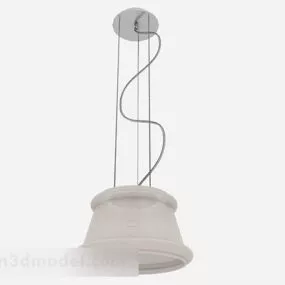 Modern Metal Chandelier 3d model