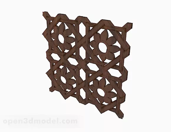 Alu Window Double Hung Style 3d model