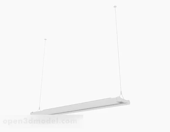 White Chandelier Simple Style 3d model White Chandelier Simple Style 3d model