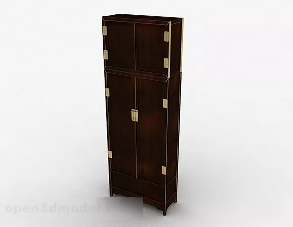 Wardrobe Vogue With Mirror 3d model