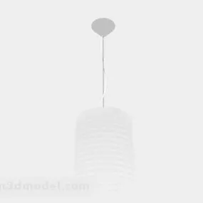 White Chandelier V7 3d model