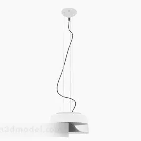 White Chandelier V9 3d model
