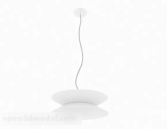White Chandelier V11 3d model White Chandelier V11 3d model