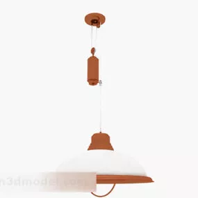 Brown Chandelier Ceiling Decor 3d model