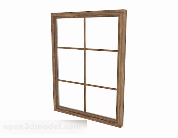 Window Colonial Grille 3d model