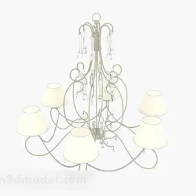 European Chandelier V1 3d model