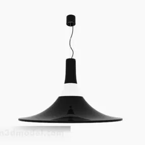 Black Chandelier Modern Style 3d model
