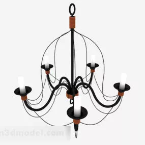 Personalized Home Chandelier V2 3d model