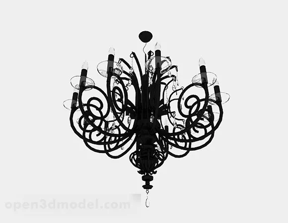 Barbed Wire Graph 3d model