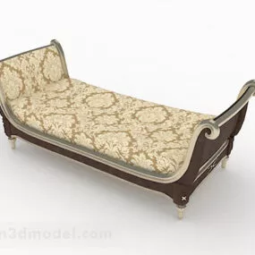 European Classic Design Double Sofa 3d model
