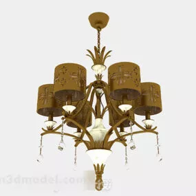 European Classic Chandelier For Villa 3d model