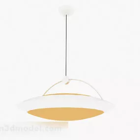 Yellow Chandelier V6 3d model