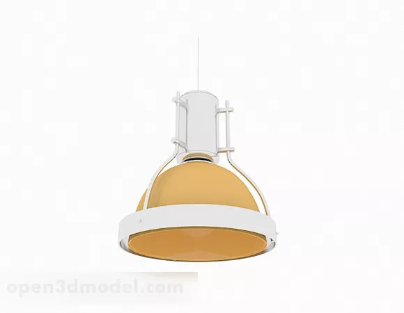 Yellow Home Chandelier V3 3d model Yellow Home Chandelier V3 3d model