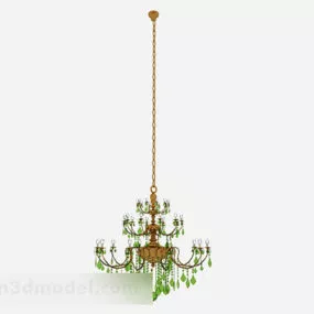 European Classical Chandeliers 3d model