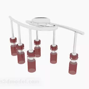 Ceiling Multi Light Chandelier 3d model