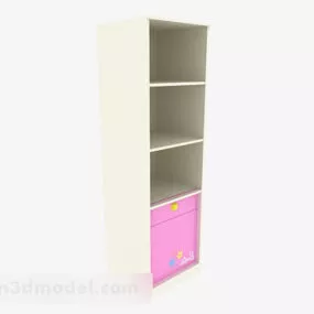 White Home Cabinet V1 3d model