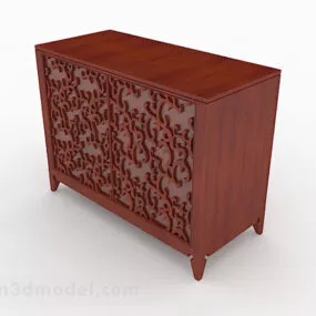 Chinese Design Home Cabinet V3 3d model