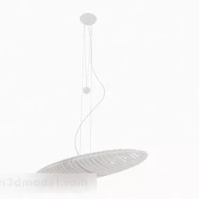 Home White Chandeliers V1 3d model