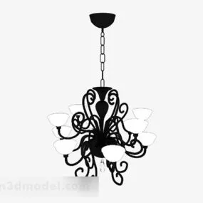European Classical Chandeliers V1 3d model