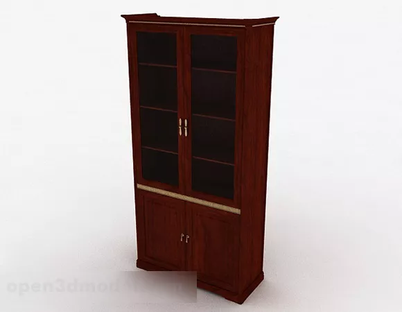 Antique Bookcase 3d model