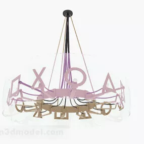 Personalized Home Chandelier V5 3d model