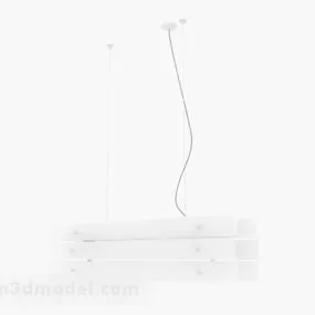Fashion Home White Chandeliers 3d model