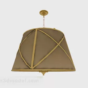 Brown Home Chandelier V1 3d model