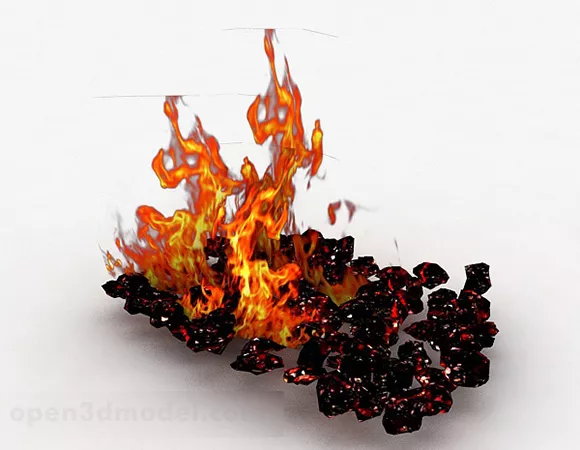 Carved Zippo Lighter 3d model