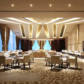 Ballroom Interior V1 3d model