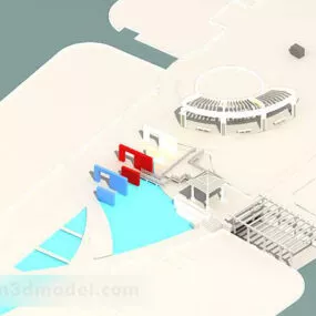 Seaport 3d model