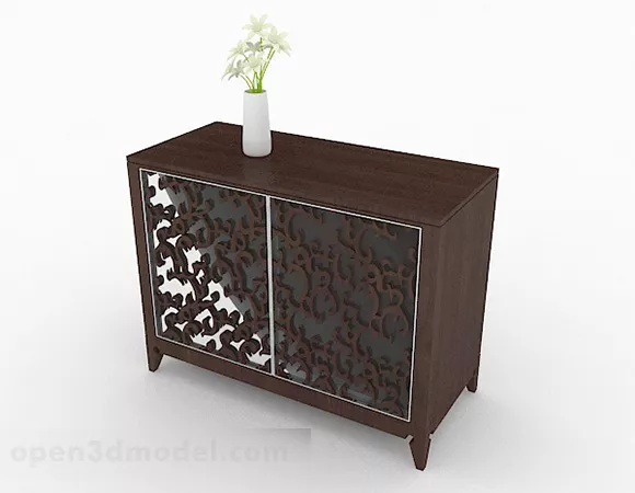 Chinese Design Home Cabinet V4 3d model Chinese Design Home Cabinet V4 3d model