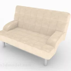 Yellow Single Sofa V2 3d model