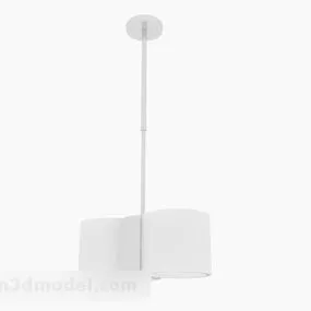 White Chandelier V18 3d model