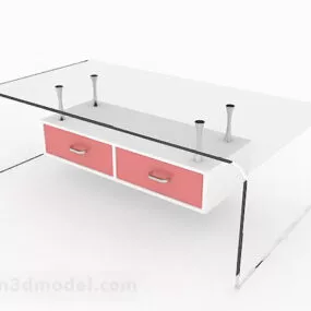 Home Glass Tea Table V1 3d model
