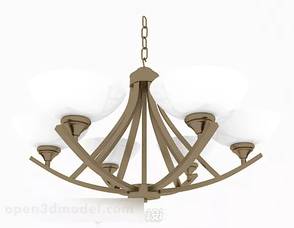 European Classical Chandeliers V4 3d model European Classical Chandeliers V4 3d model